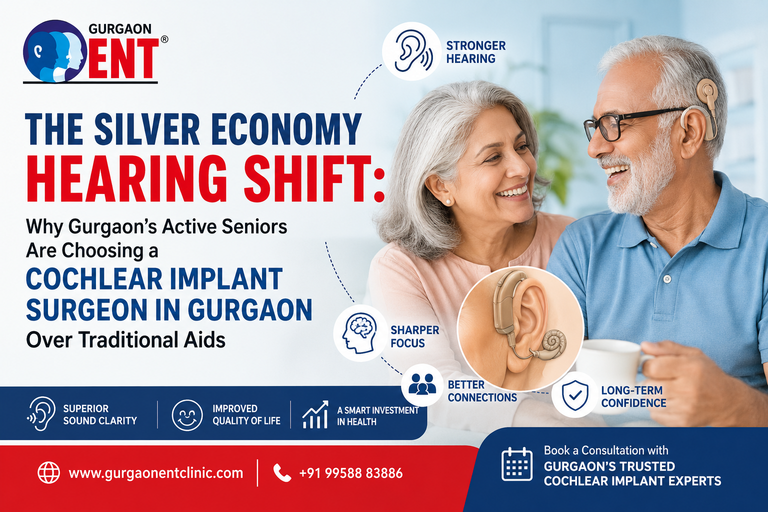 The Silver Economy Hearing Shift: Why Active Seniors Choose Cochlear Implants